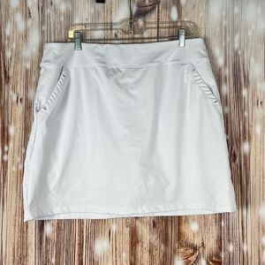 Nivosport White Tennis Golf Skirt Skort Large